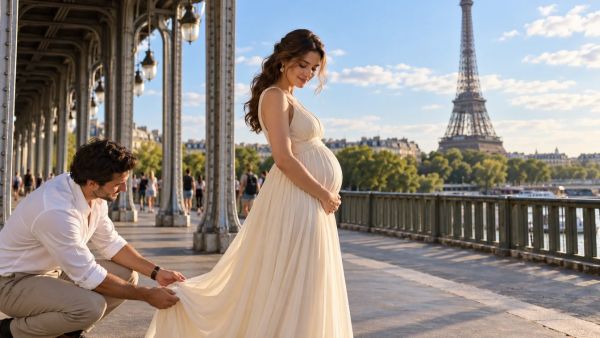 Expérience unique : séances photo de grossesse à Paris