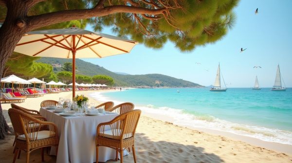 Où manger sur la plage de Pampelonne cet été ?